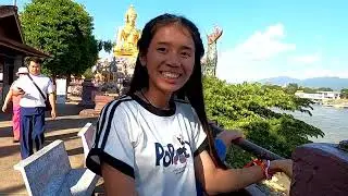 นั่งเรือไปเมืองลาวกับสาวเชียงตุง Go to Lao by boat မိူဝ်းလႄႇမိူင်းလၢဝ်ၸွမ်းႁဝ်း လာအိုနိုင်ငံသွားမယ်