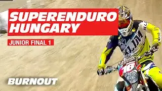 JUNIOR FINAL 1 FULL RACE | SuperEnduro Hungary 2020 | BURNOUT
