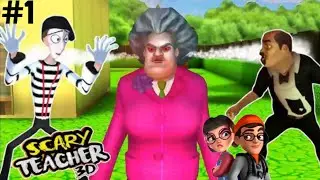 Scary teacher 3D! NICK?! Miss t revenge nick is not 🚭🚭🚭