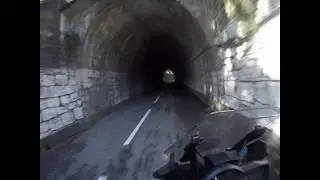 Road # D17 Gilette to Roquesteron on motorbike BMW F850 GS