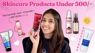 I Built a Full Skincare Routine Under ₹500 (It Actually Works)
