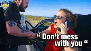 When Entitled  Psycho Karen Gets Dragged Out of Car and Arrested | Karens Getting Arrested By Police