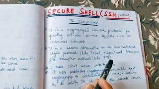 SSH protocol in English| Secure shell ssh protocol | Network Security