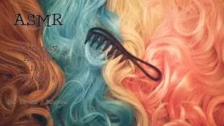 ASMR Extremely Knotty Hair Brushing . Ear To Ear . No Whispering