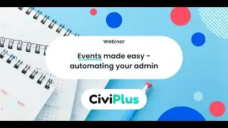 Events made easy - automating your admin