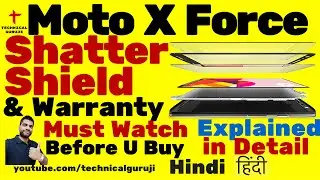 [Hindi] How ShatterShield on Moto X Force works | Explained in Detail