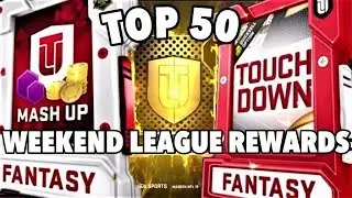 TOP 50 WEEKEND LEAGUE REWARDS & GAG PLAYER PACKS MADDEN 19 PACK OPENING