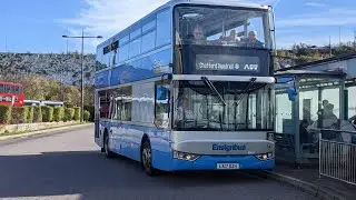 Ensignbus BCI Excellence 147 (LX17 DZH) on the X80 to Chafford Hundred Railway Stn- October 2022