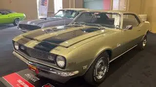 (1968 Z28 Camaro)WOW Amazing Car 👍 (Mecum)/ (Corner Classic Car Hunter)😎