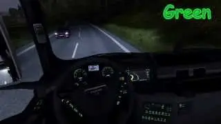 ETS2 Mods: Interchangeable Dashboard lights