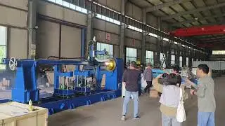 girth welding machine welding process