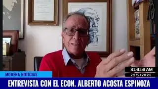 Econ. Alberto Acosta Espinoza - Ex Presidente de la Asamblea Constituyente