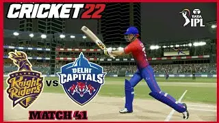 KKR vs DC TATA IPL 2022 - Match 41 | Cricket 22 PC Gameplay 1080P 60FPS