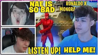 CLIX & MONGRAAL Tries To COACH Ronaldo To 1st Place In DREAMHACK Tournament Then This Happened!