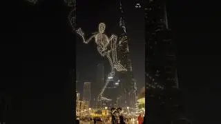 Helloween in Dubai | Dubai biggest drone show front of Burj Khalifa in Dubai