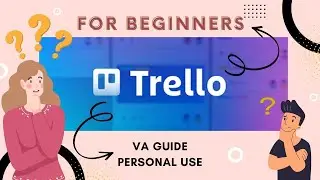 TRELLO for BEGINNERS' VIRTUAL ASSISTANT  WORKFLOW ▏PROJECT MANAGEMENT (TRELLO TUTORIAL 2022)