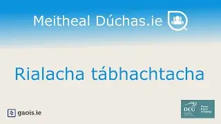 Rialacha t&aacute;bhachtacha ar Mheitheal D&uacute;chas.ie