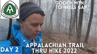 Appalachian Trail Thru Hike 2022 | Day 2 | Gooch Gap to Neels Gap