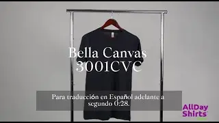 Bella Canvas 3001CVC- Wholesale Blank Apparel brought to you by AllDayShirts