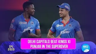 Delhi Capitals Wins In Super Over| DC vs KINGS XI Punjab
