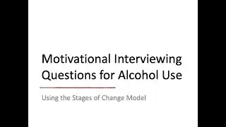 Stages of Change Questions for Alcohol Use IN PMHNP