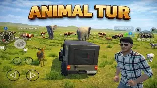 ANIMAL TOUR 🐘🦌 | Jungle Me Car Le Gaya 😱 | India Vehicle Simulator 3D