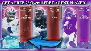 HOW TO GET A FREE 96 OVERALL MADDEN FREE AGENT CARD | MUT FREE AGENCY PROMO MADDEN 21