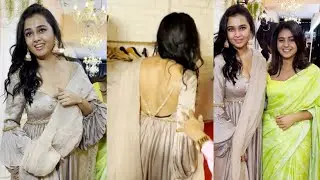 Tejasswi Prakash and Anjali Arora during event in Mumbai 🔥💃❤️