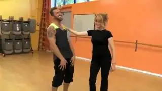 Lea Thompson and Artem Chigvintsev First Rehearsal Sept 2014