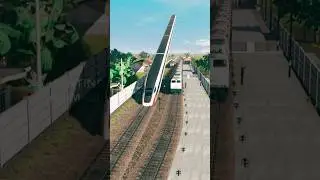 This Crazy Train Looks Like It&rsquo;s Falling From The Sky! 😱 #crazytrain #railway #railtrack