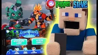 LightSeekers Video Game App Mari & Tyrax Starter Pack Skylanders-like Game Review Unboxing Minecraft