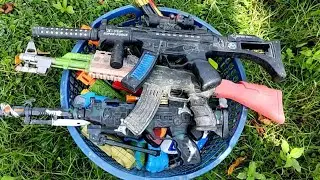 Tembak Plastik Nerfgun Seperti * Watergun, Soft Bullet, Sniper, Ak47, M16, Machine Gun, Nerf