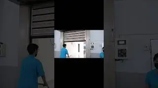 How does the high speed spiral door work?