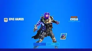 *LEAKED* CYCLO SKIN 60 FPS GAMEPLAY (with backbling) EPIC SETTINGS