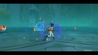 [2020.11.29 Genshin Impact] Oceanid boss (Lv 72)