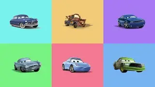 Let's Play With Lightning McQueen! Doc Hudson, Tow Mater, Rod Redline, Finn McMissile