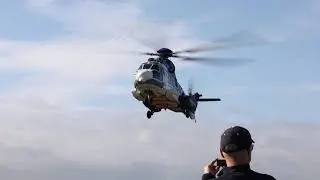 Landhelgig&aelig;slan &Iacute;slands Airbus H225 reg. TF-GRO at airshow &ldquo;Allt sem flygur 2021&rdquo; in Hella