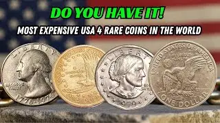 Most Expensive USA 4 Rare Coins in the World | Worth Millions - Valuable U.S Old Coins To Look For!