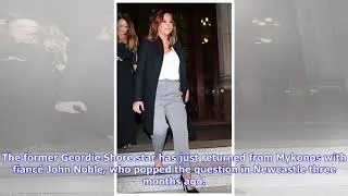 Breaking News | Vicky pattison makes a bleary-eyed exit from specsavers bash in london