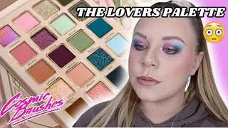COSMIC BRUSHES THE LOVERS EYESHADOW PALETTE | swatches, tutorial & review | makeupwithalixkate