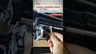 How to adjust sewing machine feed dog #sewingmachine #silaimachine #ussewtips #repairing