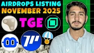 Airdrops Listing in November | Airdrops TGE November | Airdrop updates today, Crypto Airdrop update