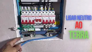 Como ligar o neutro ao Terra dentro do quadro 