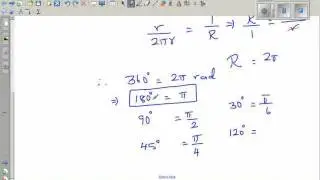 Why 360 degrees = 2&pi; radian