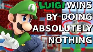 Every Challenge - Luigi Wins By Doing Absolutely Nothing - Super Smash Bros. Ultimate