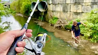 This Urban Creek has the RAREST Bass in Tennessee