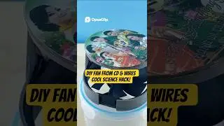 DIY Fan From CD & Wires  Cool Science Hack! #craft #lifehacks #satisfying #diy #diycrafts