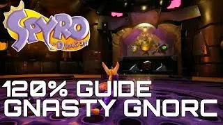 Spyro The Dragon (Reignited) 120% Guide GNASTY GNORE (ALL DRAGONS, GEMS, EGGS...)