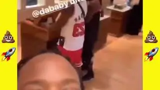 Da Baby Fight In The Mall! *NEW* [@Dxrtyrocket edition]