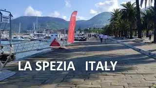 La Spezia ,Il lungomare  . Liguria Italy